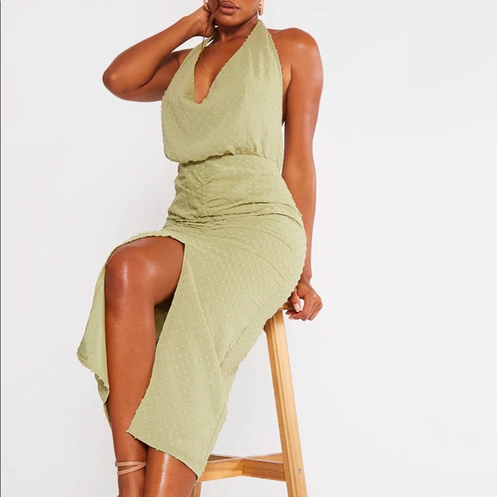 Halter Midi Dress
